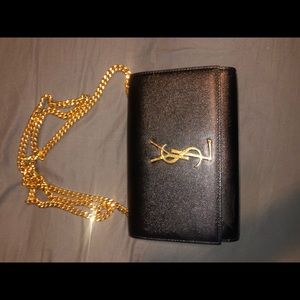 YSL Kate small in grain chain bag